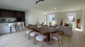 Interieur van nieuwbouw woning te Brugge realisatie by Transparant Projects