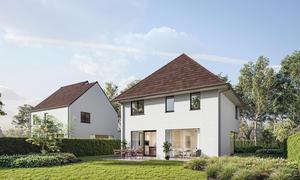 Voorgevel van 3 nieuwbouw woningen te Brugge (Sint-Andries) realisatie van Transparant Projects